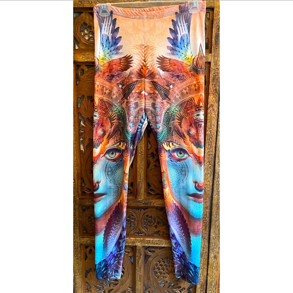 Android Jones - Dharma Dragon sublimation print leggings